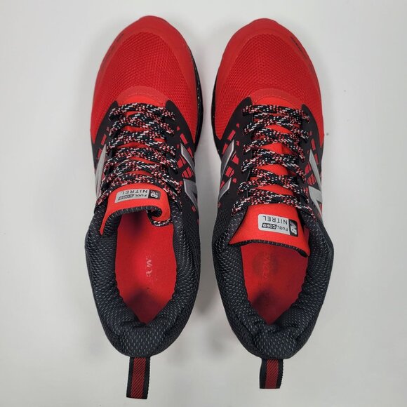 New Balance Men's Red Black Fuelcore Nitrel V1 Running Shoes MTNTRCR1 US Size 10 - Picture 5 of 8